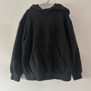 Swift TTPD Tortured Poets Department Black Embossed Hoodie Youth Medium‎